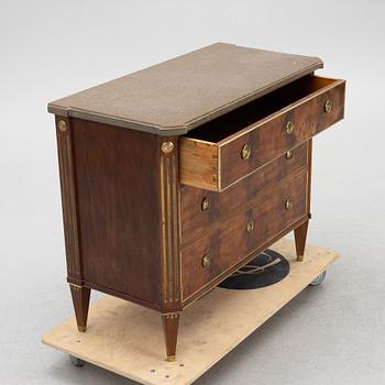 A Gustavian Style Chest of Drawers, mid 20th Century.