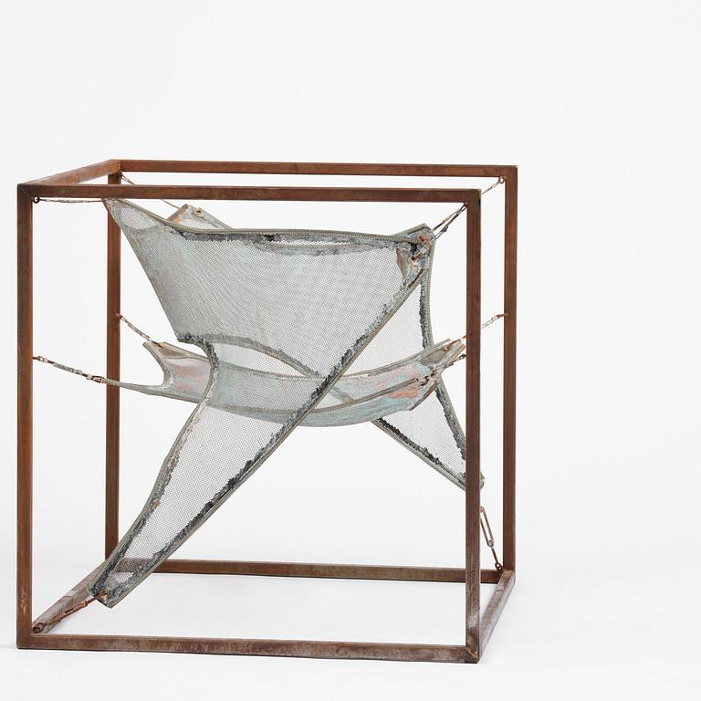 Sigurdur Gustafsson, a "Wind" easy chair/sculpture, ed. HC 4/5, Källemo, Värnamo, post 2003.