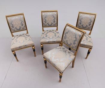 STOLAR, 4 st, empirestil, 1900-talets första hälft.