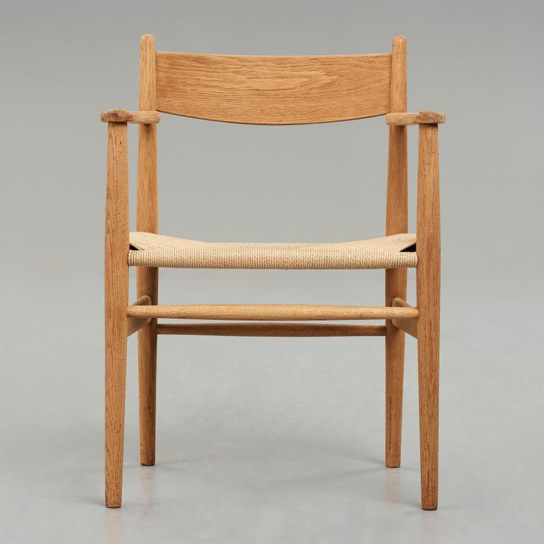 HANS J WEGNER, a "CH37" chair for Carl Hansen & Søn, Denmark, 1950-60's.