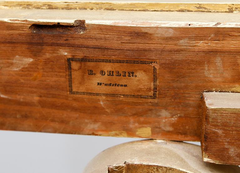 KONSOLBORD, senempire, E. Ohlin, Wadstena, 1800-talets mitt.