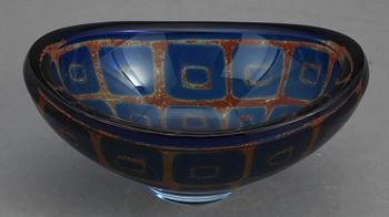 SKÅL, glas, Sven Palmqvist, Ravenna, Orrefors 1966.
