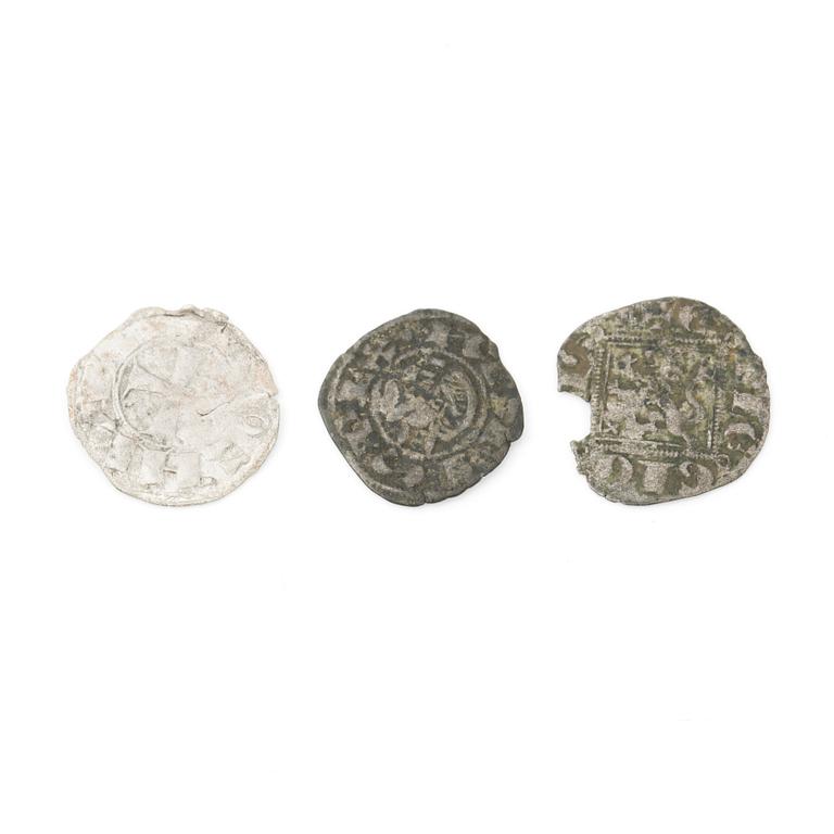 MYNT, 3 st, Spanien och Antiokia, 1000- till 1300-tal.