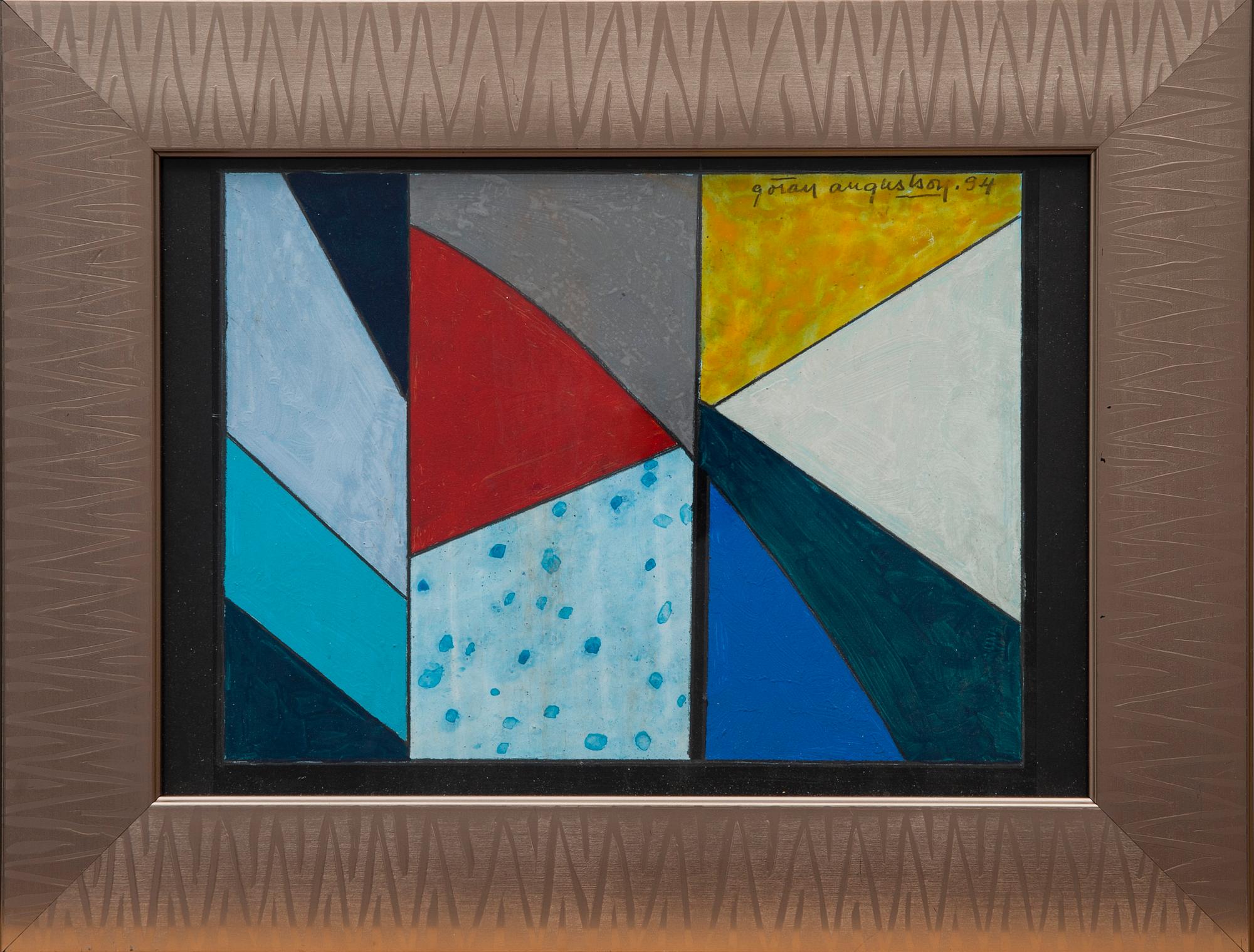 GÖRAN AUGUSTSON, gouache, signerad och daterad -94.