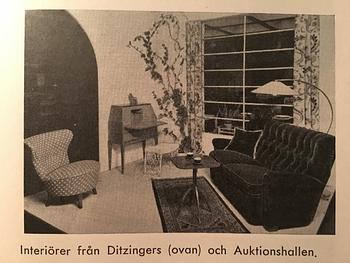 Tor Wolfenstein, sannolikt, bord, Swedish Modern, Robert Ditzinger AB, utfört av Bjerkås-Armatur, 1930-40-tal.