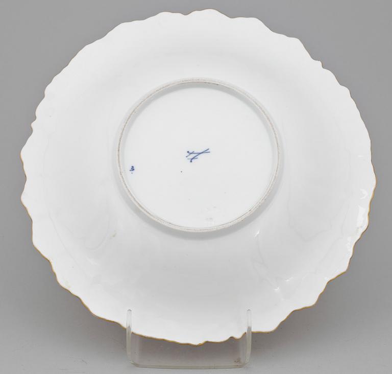SKÅLFAT, porslin, Meissen 1900-tal.