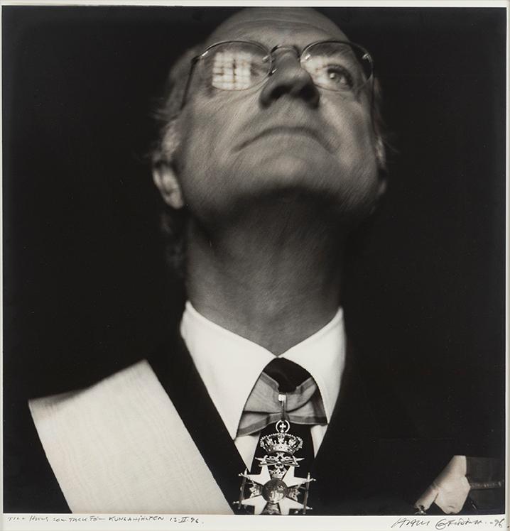 Hans Gedda, photograph signed and dated -96.