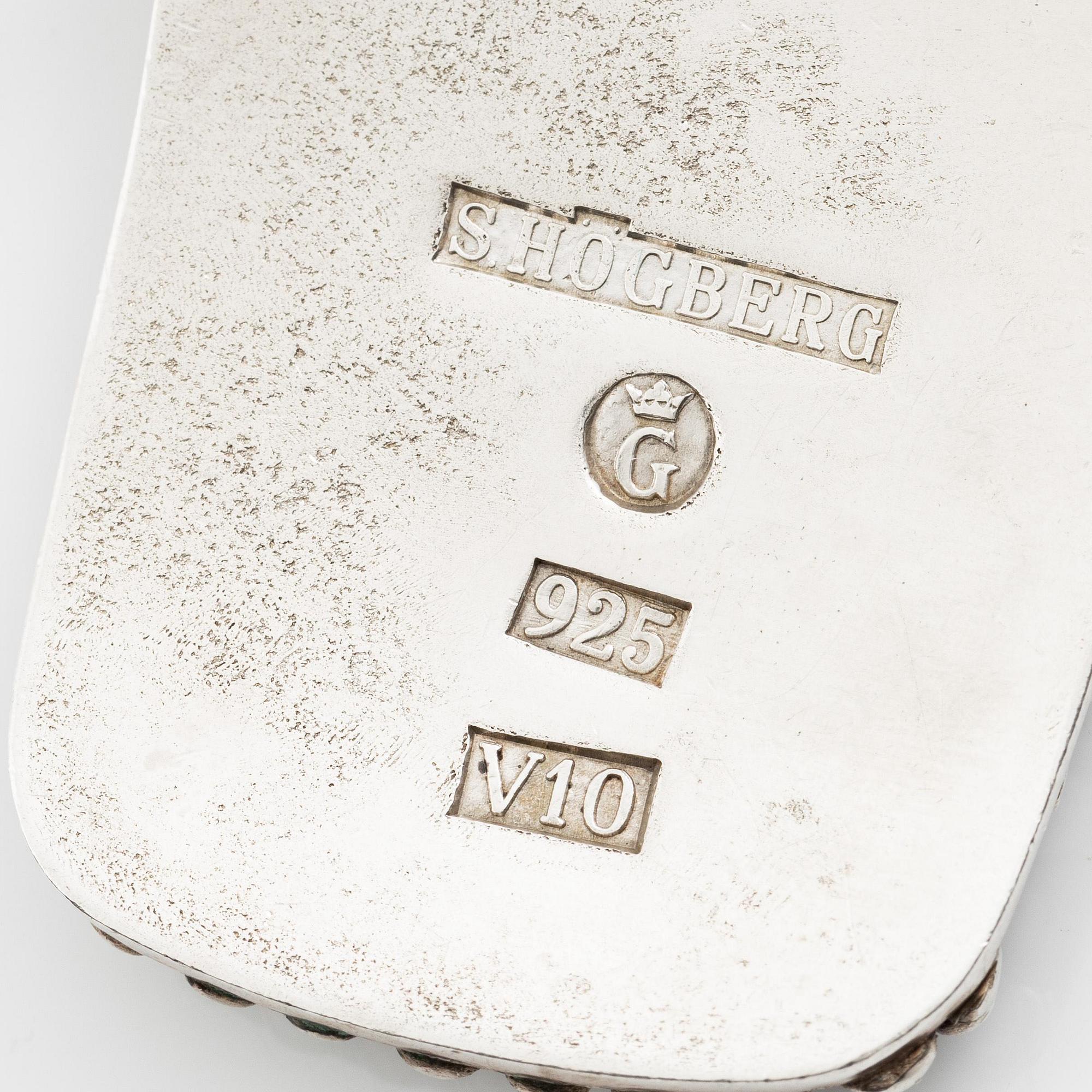 Sven-Erik Högberg, a necklace, sterling silver, Gothenburg 1961.