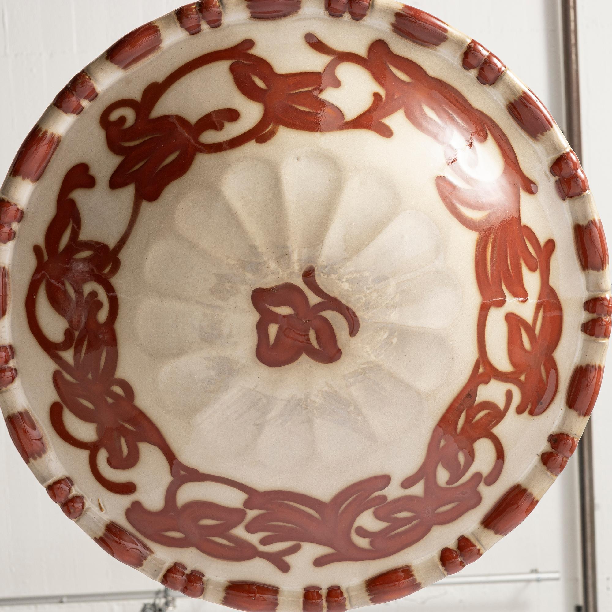 Taklampa, troligtvis Högsnäsbolaget, 1910-20-tal.