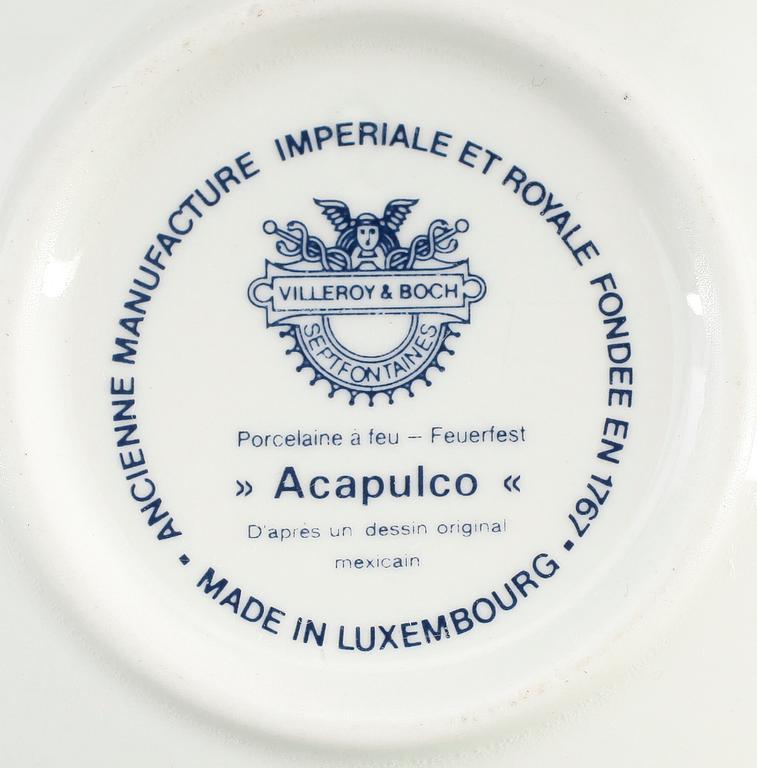TESERVIS, 28 delar, Villeroy & Boch, "Acapulco".