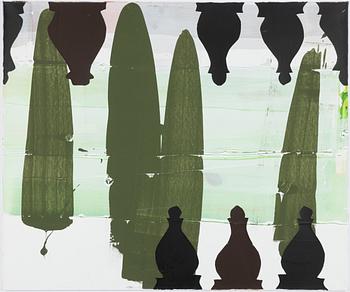 Astrid Sylwan, "Green fall cutout".