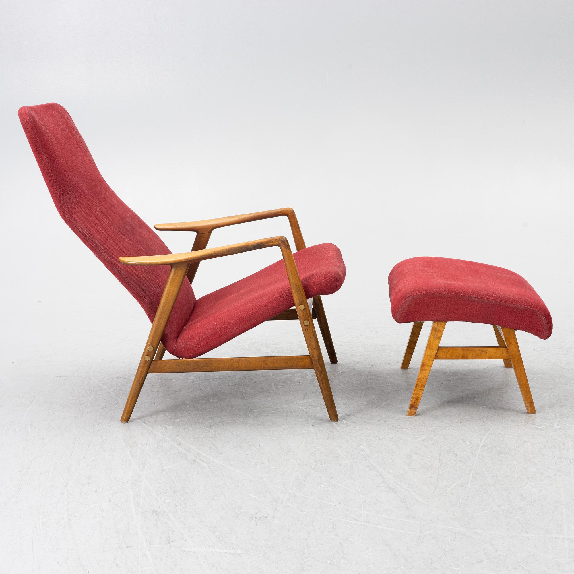 Alf Svensson, Armchair from the 'Contour series' Bra Bohag Ljungs industrier, 1960s.
