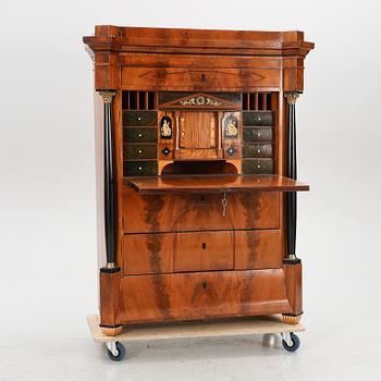 A secretaire, Empire-style, first half of the 20th century.