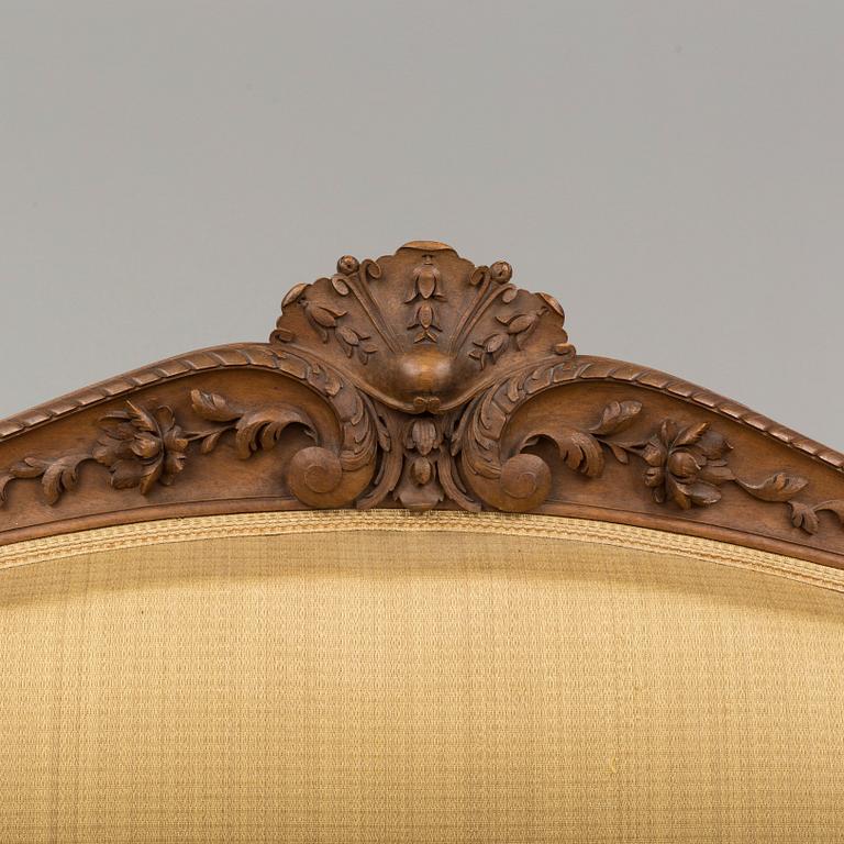 A second half of the 19th century rococo style sofa.