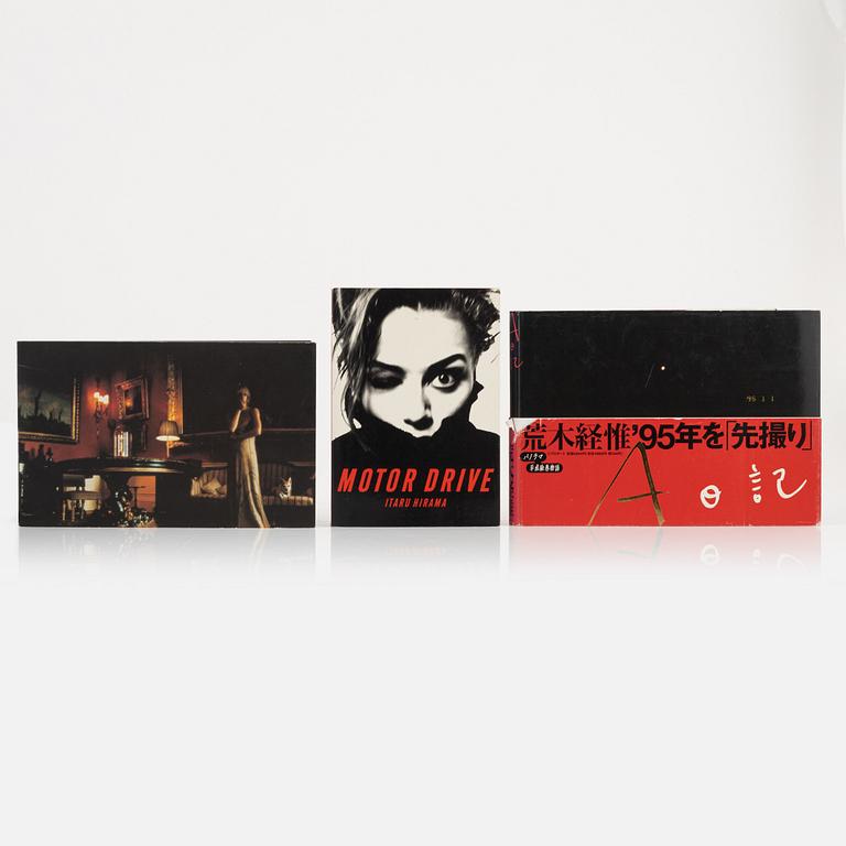 Daido Moriyama & Nobuyoshi Araki et.al. 9 photobooks and exhibition catalog.