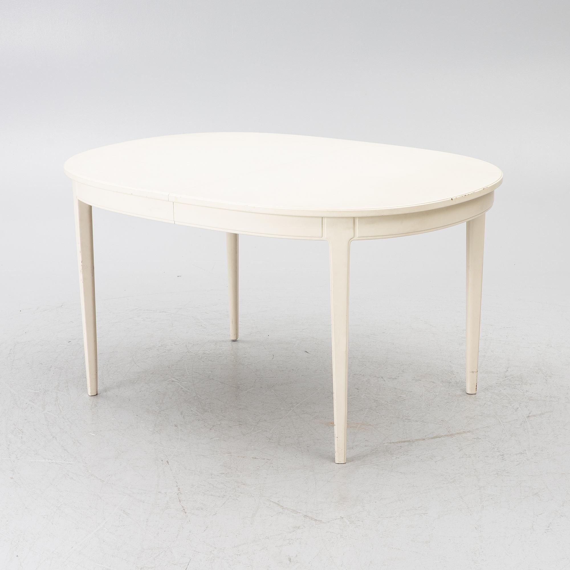 Carl Malmsten, Dining set, 7 pieces, "Herrgården", Bodafors, 1961.