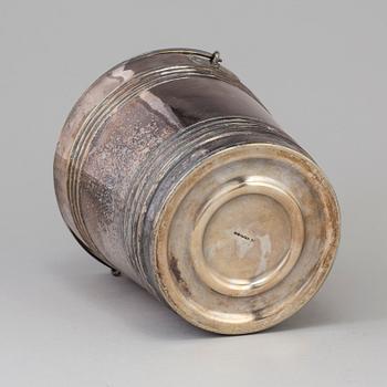 An early 20th century silver plated ice bucket by A.G. Dufva.