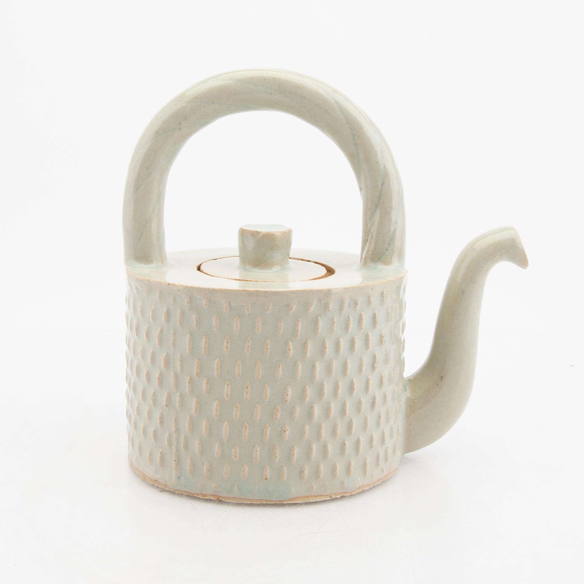 Signe Persson-Melin, a signed glazed stoneware tea pot.