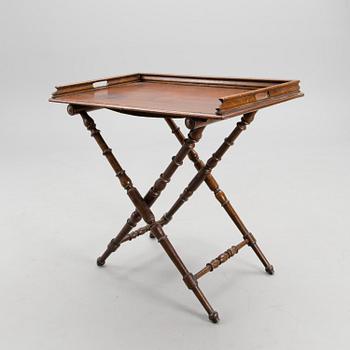 A late 19th century tray table.