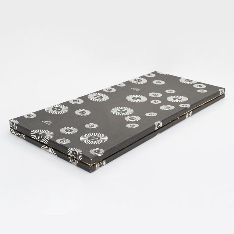 A Piero Fornasetti tray 'Cittá di Carte', Milan, Italy.