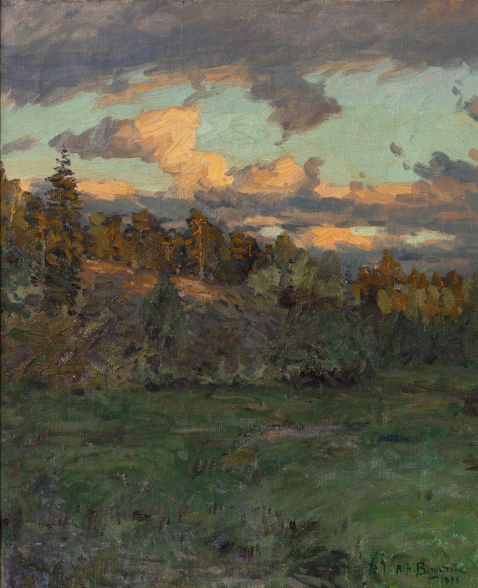 Alfred Bergström, "Afton".