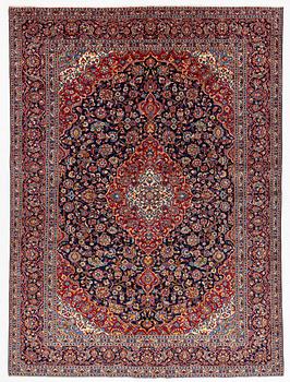 A Keshan carpet, c. 400 x 290 cm.