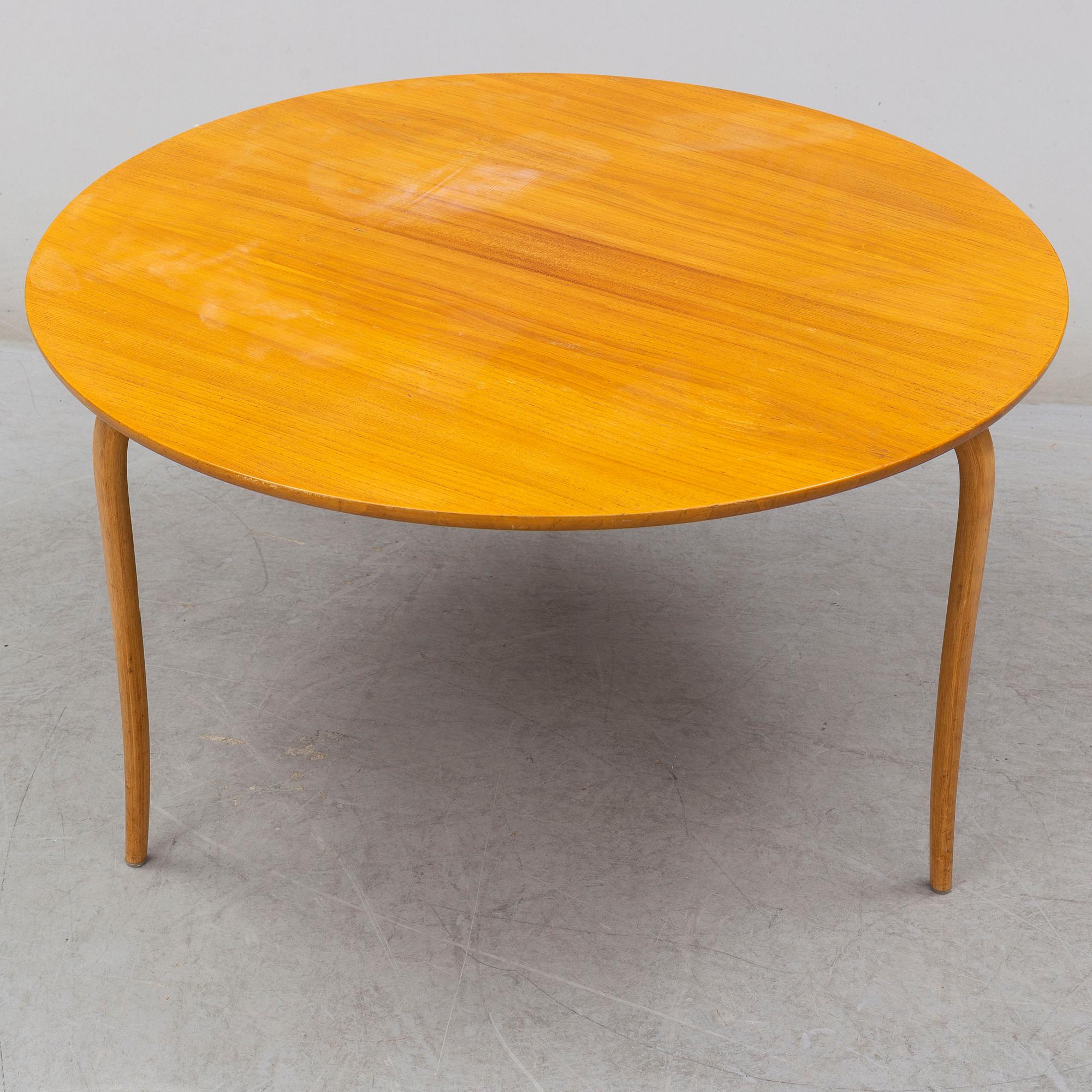 BRUNO MATHSSON, soffbord, "Annika", Firma Karl Mathsson, Värnamo, 1940/50-tal.