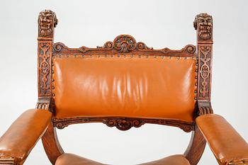 An armchair fromthe early 20th century.