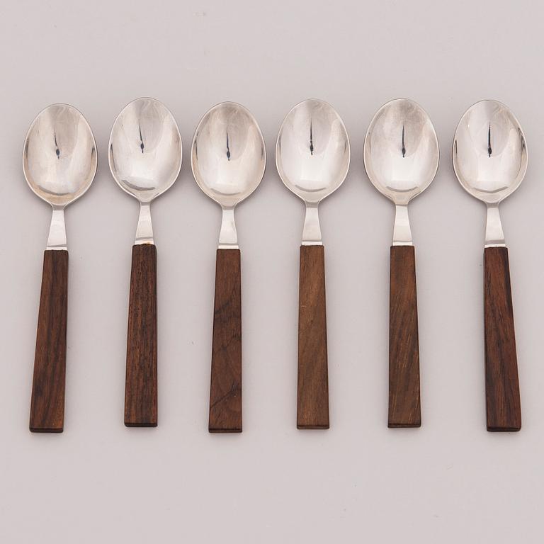 A mid-20th century 49-piece set of "Triennale" cutlery for Fiskars, Finland.