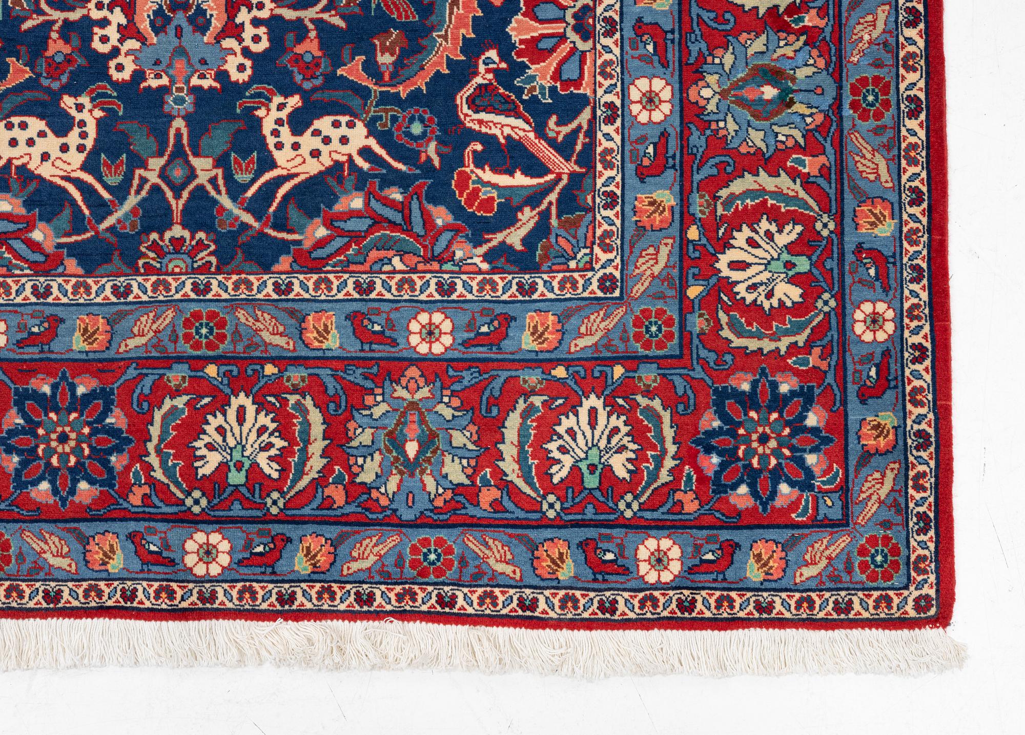 Rug, semi-antique Veramin, approx. 327 x 218 cm.