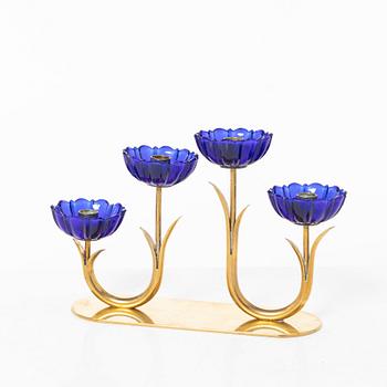 Gunnar Ander, candle holders 7 pcs, Ystad Metall. 20th century, second half.