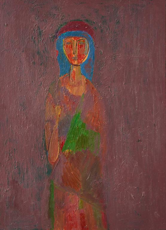 Oleg Kuznetsov, oil on canvas, verso signed and dated 1993.