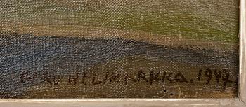 EERO NELIMARKKA, olja på duk, signerad och daterad 1947.