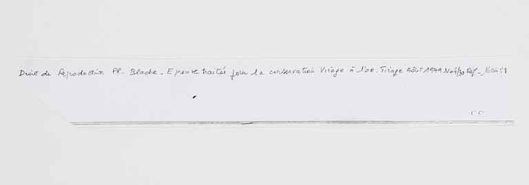 Philippe Blache, photograph signed.