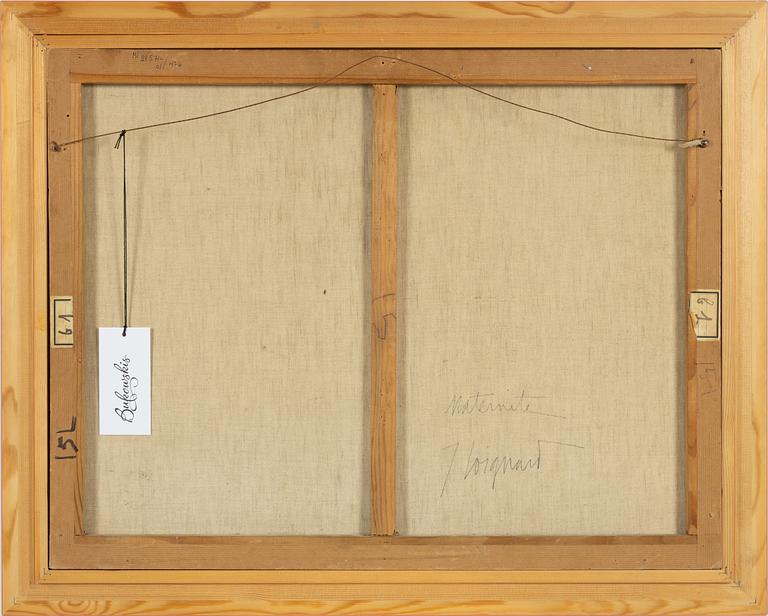 James Coignard, oil on paper/canvas, signed.