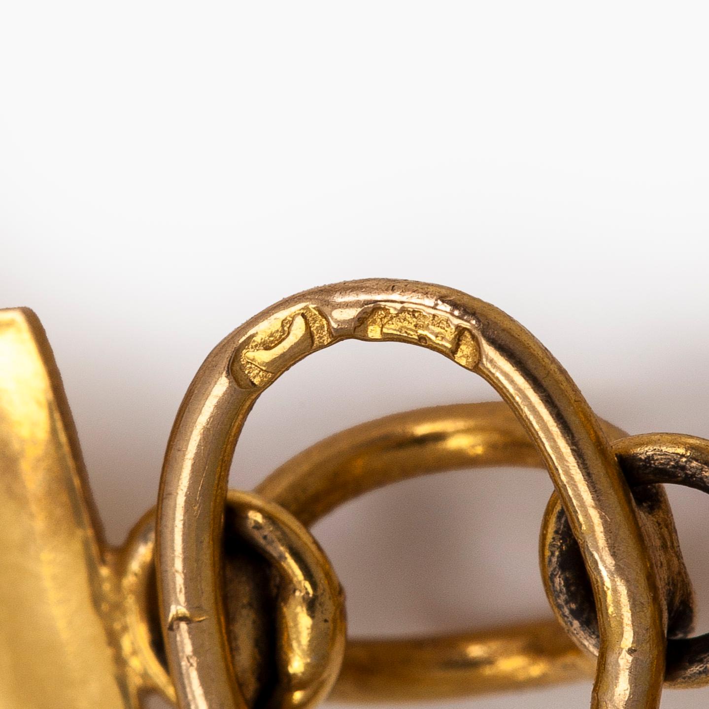 Björn Weckström, bracelet, 14K gold.