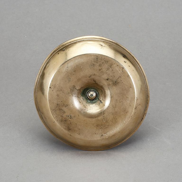 LJUSSTAKE, mässing, 1700-tal.