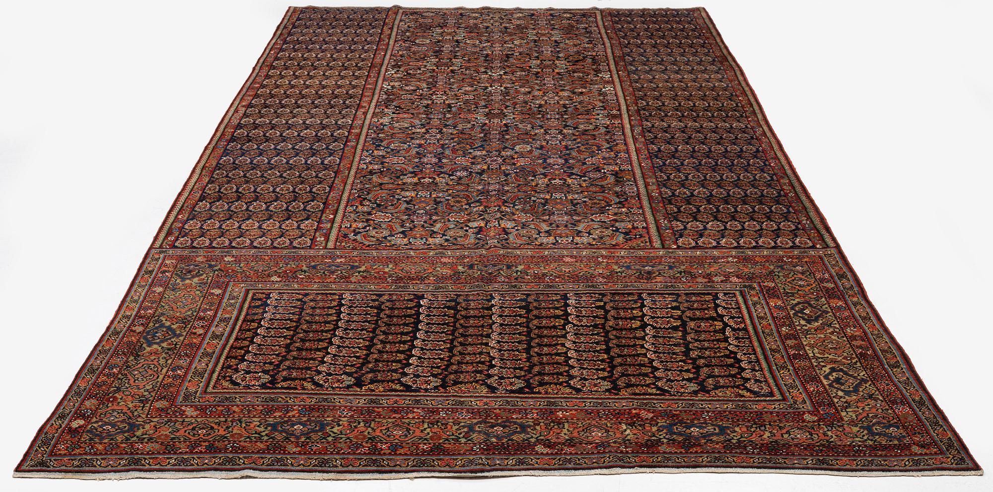 A Mahal 'Triclinium' carpet, West Persia, c. 548 x 253 cm.