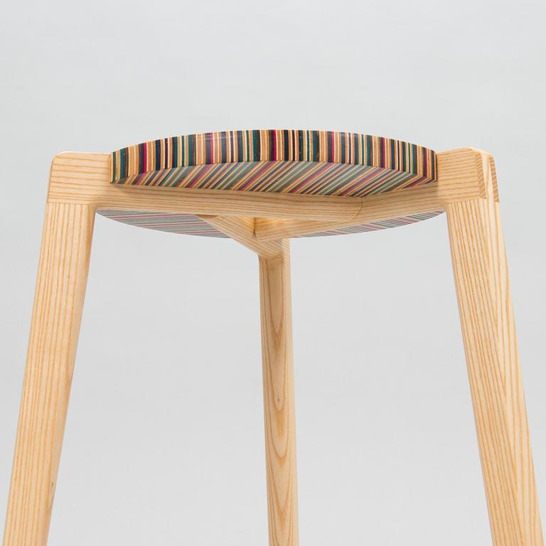 ALEKSI PUUSTINEN, Stool, signed and numbered.