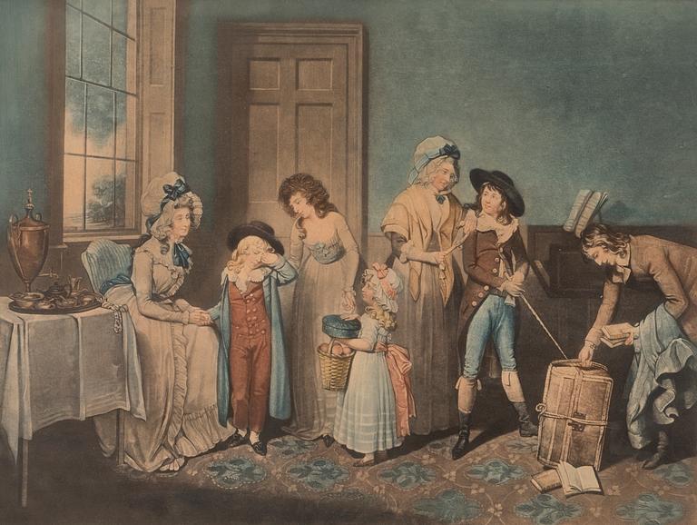 JOHN JONES, efter William Redmore Bigg, mezzotint, sekelskiftet 1700/1800.