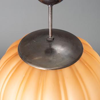 Harald Notini, an imposing ceiling lamp, Arvid Böhlmarks Lampfabrik, Stockholm, 1930s.