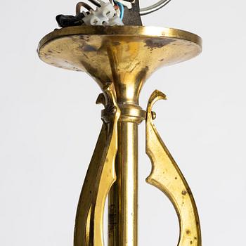 A ceiling lamp, Jugend, early 20th century.