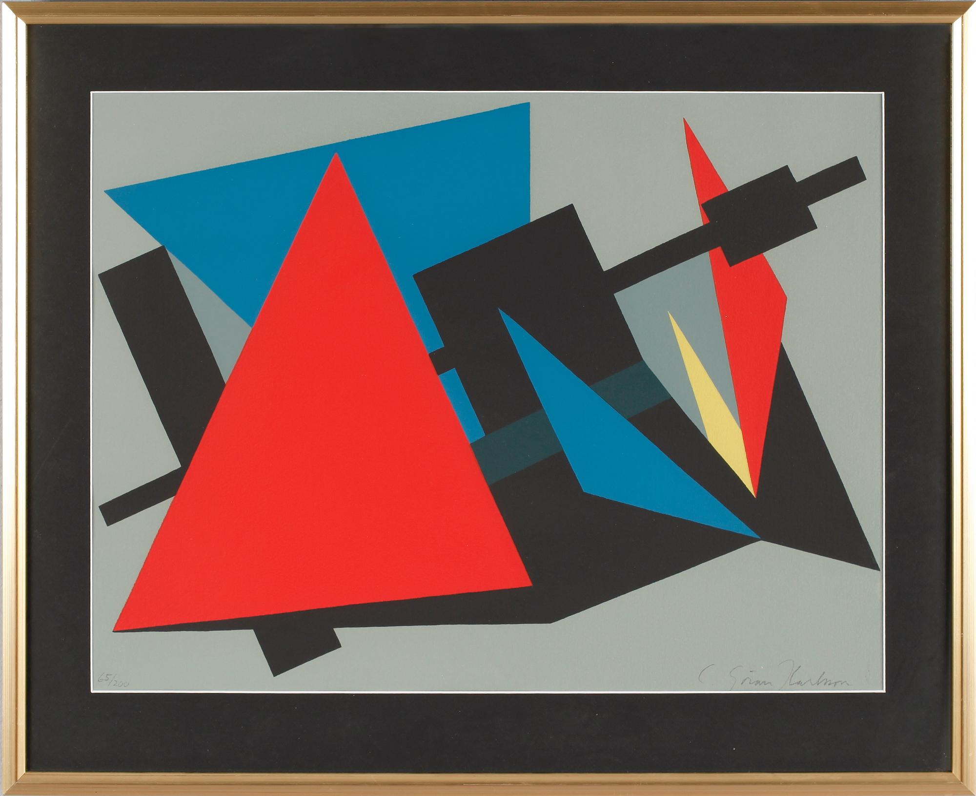 C GÖRAN KARLSSON, serigrafi, signerad, numrerad 65/200.