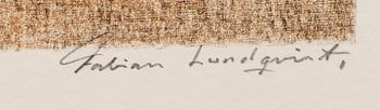 FABIAN LUNDQVIST, litografi, signerad och numrerad 117/185.