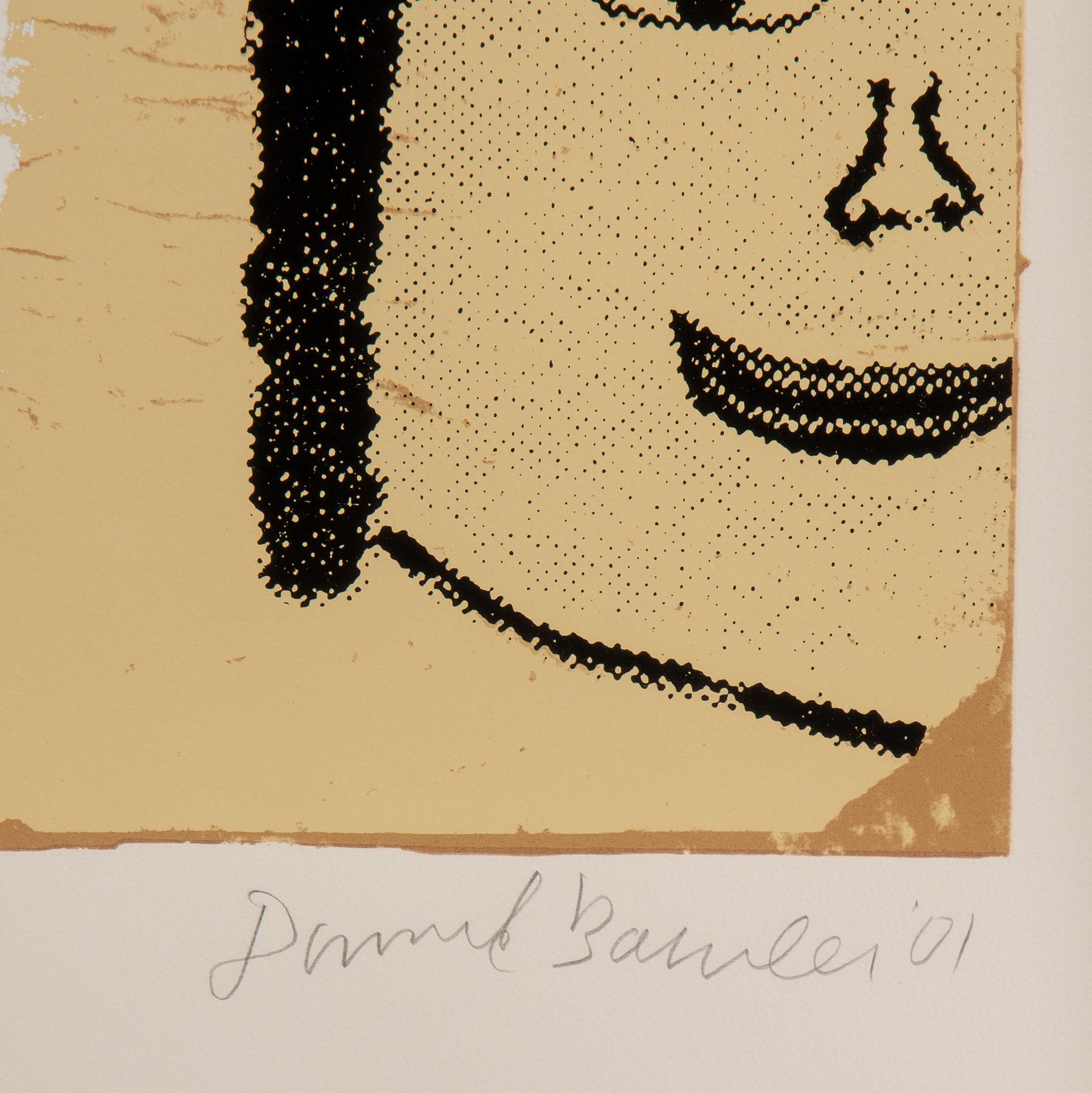 DONALD BAECHLER, färgserigrafi, signerad och numrerad HC 3/6.