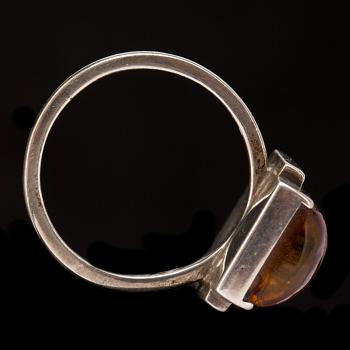 RING, silver, Wiwen Nilsson, Lund 1936.  Vikt ca 6 g.