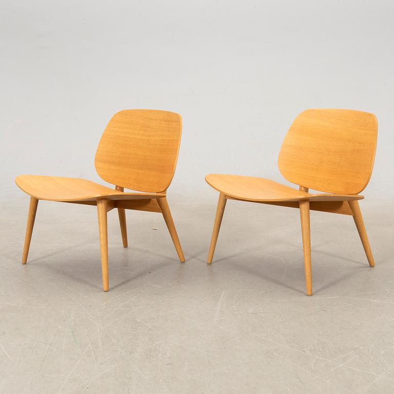 Jonas Lindvall, armchairs 1 pair "PAPA F-275" for Skandiform 21st century.