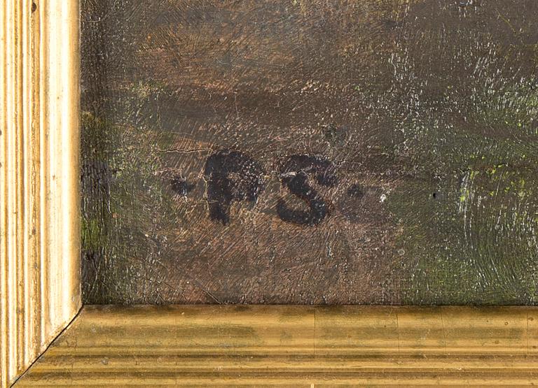 PELLE SWEDLUND, oil on canvas, signed.