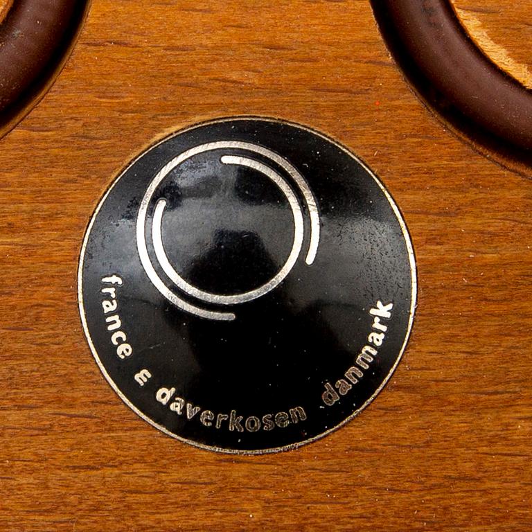 Peter Hvidt & Orla Mølgaard Nielsen,hörnsoffa med hörnbord 3 delar, "Minerva", France & Son, Danmark, 1950/60-tal.