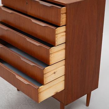 A teak veneered dresser, 1960s.